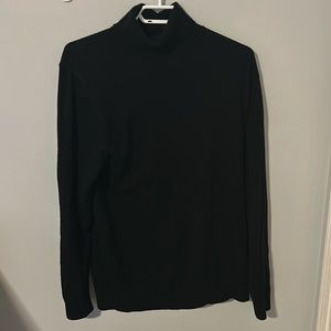 black mens turtle neck